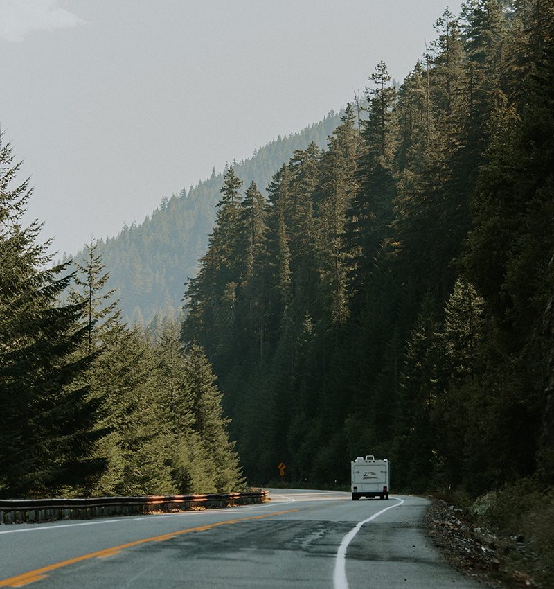 Port Mellon Highway on the way to Twin Creeks RV Resort, Langdale, Sunshine Coast, BC