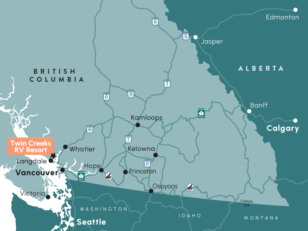 Sunshine Coast area locator map