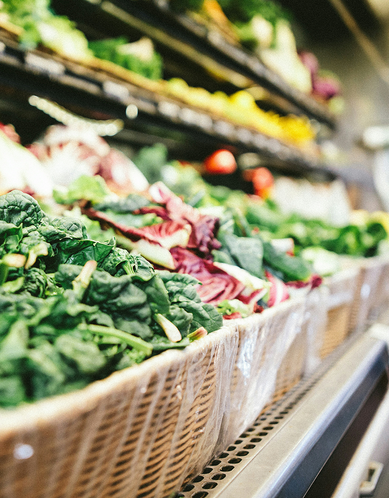 Produce section of food retailer on the Sunshine Coast