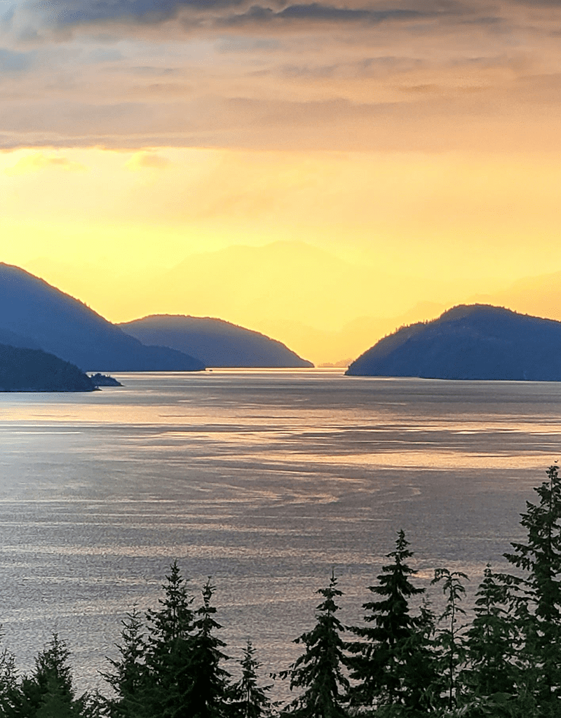 Sunset view from Sechelt