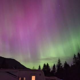 A rare Aurora Borealis at Twin Creeks
